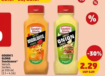 PENNY Gouda's glorie snackssauce Angebot