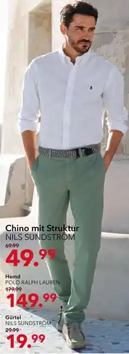 Peek & Cloppenburg Nils sundström chino mit struktur Angebot