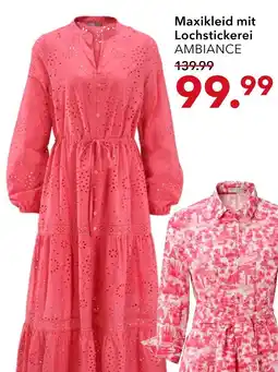 Peek & Cloppenburg Ambiano maxikleid mit lochstickerei Angebot