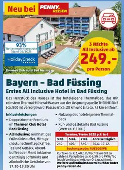 PENNY Penny reisen bayern – bad füssing erstes all inclusive hotel in bad füssing Angebot