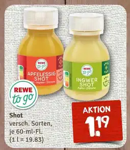 nahkauf Rewe to go apfelessig shot Angebot