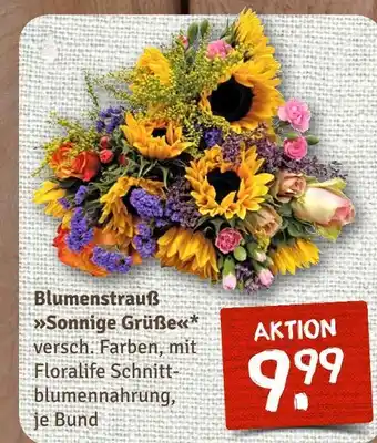 nahkauf Blumenstrauß sonnige grüße Angebot