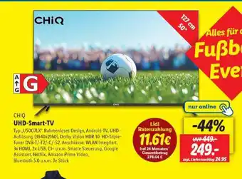 Lidl CHiQ UHD-Smart-TV Angebot