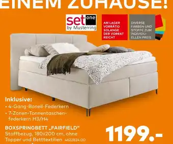 porta Set one by musterring boxspringbett „fairfield“ Angebot