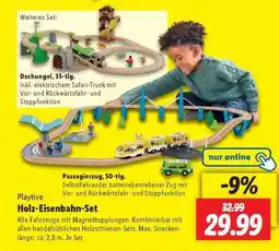Lidl Playtive Holz-Eisenbahn-Set Angebot