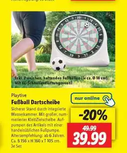 Lidl Playtive Fußball Dartscheibe Angebot