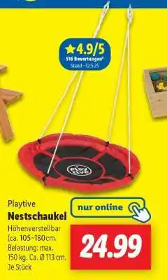 Lidl Playtive Nestschaukel Angebot