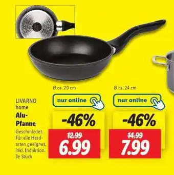 Lidl LIVARNO home Alu-Pfanne Angebot