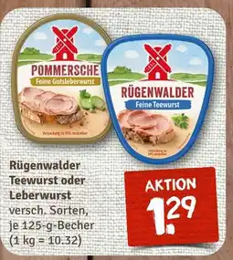 nahkauf Rügenwalder teewurst oder leberwurst Angebot