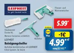 Lidl LEIFHEIT Reinigungshelfer Angebot