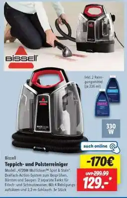 Lidl Bissell Teppich- und Polsterreiniger Angebot