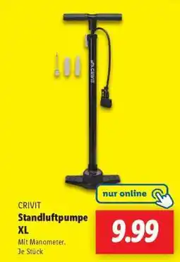 Lidl CRIVIT Standluftpumpe XL Angebot