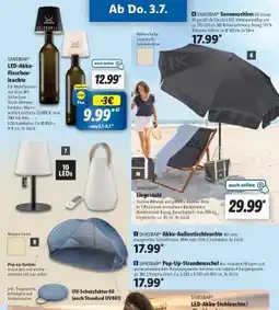 Lidl SANSIBAR LED-Akku-Flaschenleuchte Angebot