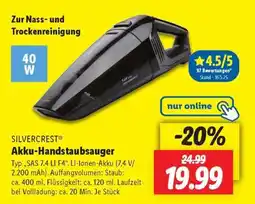 Lidl SILVERCREST Akku-Handstaubsauger Angebot