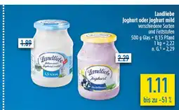 diska Landliebe joghurt mild Angebot