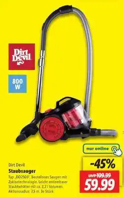 Lidl DIRT DEVIL Staubsauger Angebot