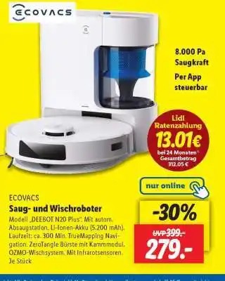 Lidl ECOVACS Saug- und Wischroboter Angebot