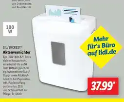Lidl SILVERCREST Aktenvernichter Angebot