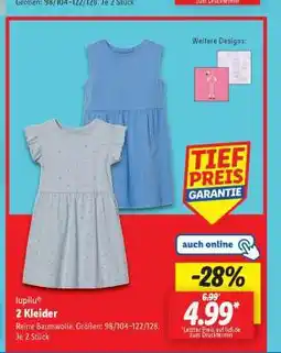 Lidl lupilu 2 Kleider Angebot