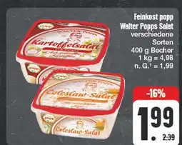 Edeka Feinkost popp walter popps salat Angebot