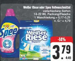 Edeka Spee weiße riese oder spee vollwaschmittel Angebot