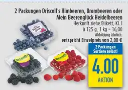 diska Erdbeeren oder heidelbeeren Angebot