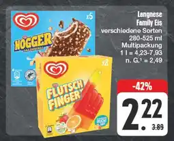 Edeka Langnese family eis Angebot