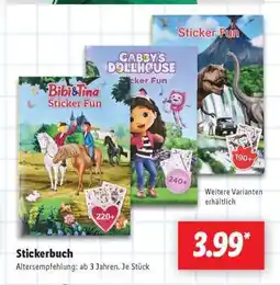 Lidl Stickerbuch Angebot