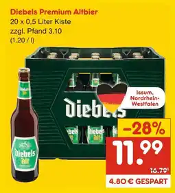 Netto Marken-Discount Diebels premium altbier Angebot