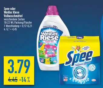 diska Spee spee oder weißer riese vollwaschmittel Angebot