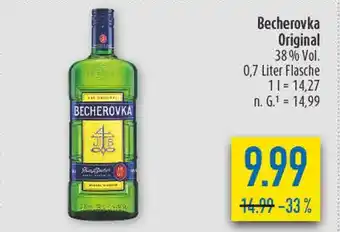 diska Becherovka becherovka original Angebot
