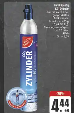 E-Center Gut & günstig co2-zylinder Angebot