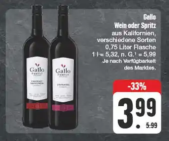 Edeka Gallo wein Angebot