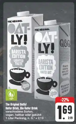 Edeka The original oatly! hafer drink, bio hafer drink Angebot