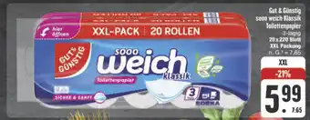 E-Center Gut & günstig sooo weich klassik toilettenpapier Angebot