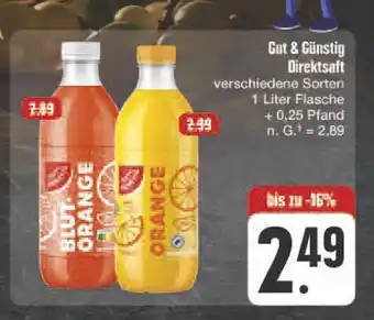 E-Center Gut & günstig direktsaft Angebot