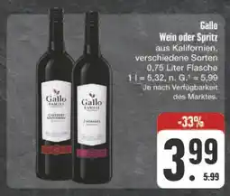 E-Center Gallo family wein Angebot