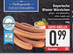 Edeka Südbayerische fleischwaren bayerische wiener würstchen Angebot