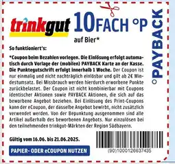 trinkgut Payback 10fach °p Angebot