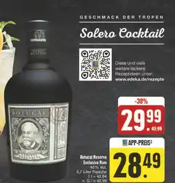 E-Center Botucal reserva exclusiva rum Angebot