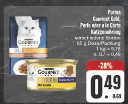 E-Center Purina gourmet gold, perle oder a la carte katzennahrung Angebot