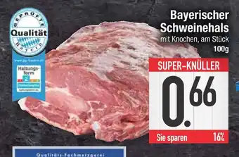 Edeka Qualität bayerischer schweinehals Angebot