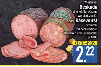 Edeka Wiesbauer beskada oder käsewurst Angebot