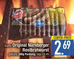 Edeka Kupfer original nürnberger rostbratwurst Angebot