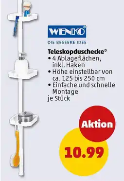 PENNY WENKO Teleskopduschecke Angebot