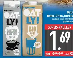 Edeka Oatly hafer-drink, barista edition hafer oder bio hafer oat Angebot