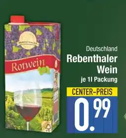 Edeka Rebenthaler wein rotwein Angebot