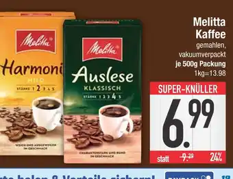 Edeka Melitta harmonie mild oder auslese klassisch Angebot