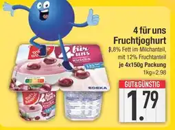 Edeka Edeka 4 für uns fruchtjoghurt Angebot