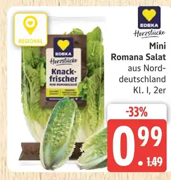 Marktkauf Edeka herzstücke mini romana salat Angebot